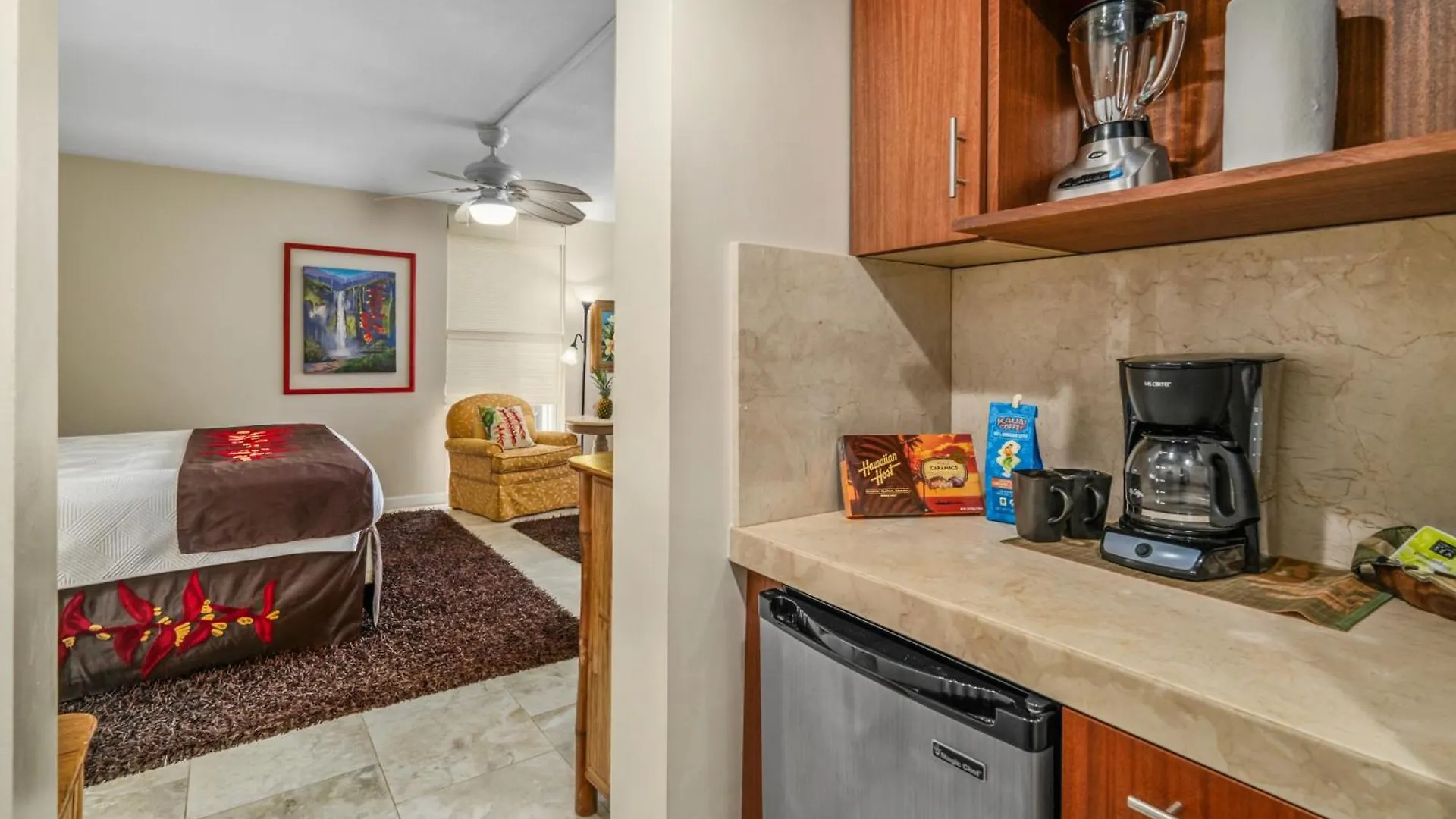 Ground Floor Studio 4101 At Hanalei Bay Resort, Ocean View, Pool, Tennis Princeville